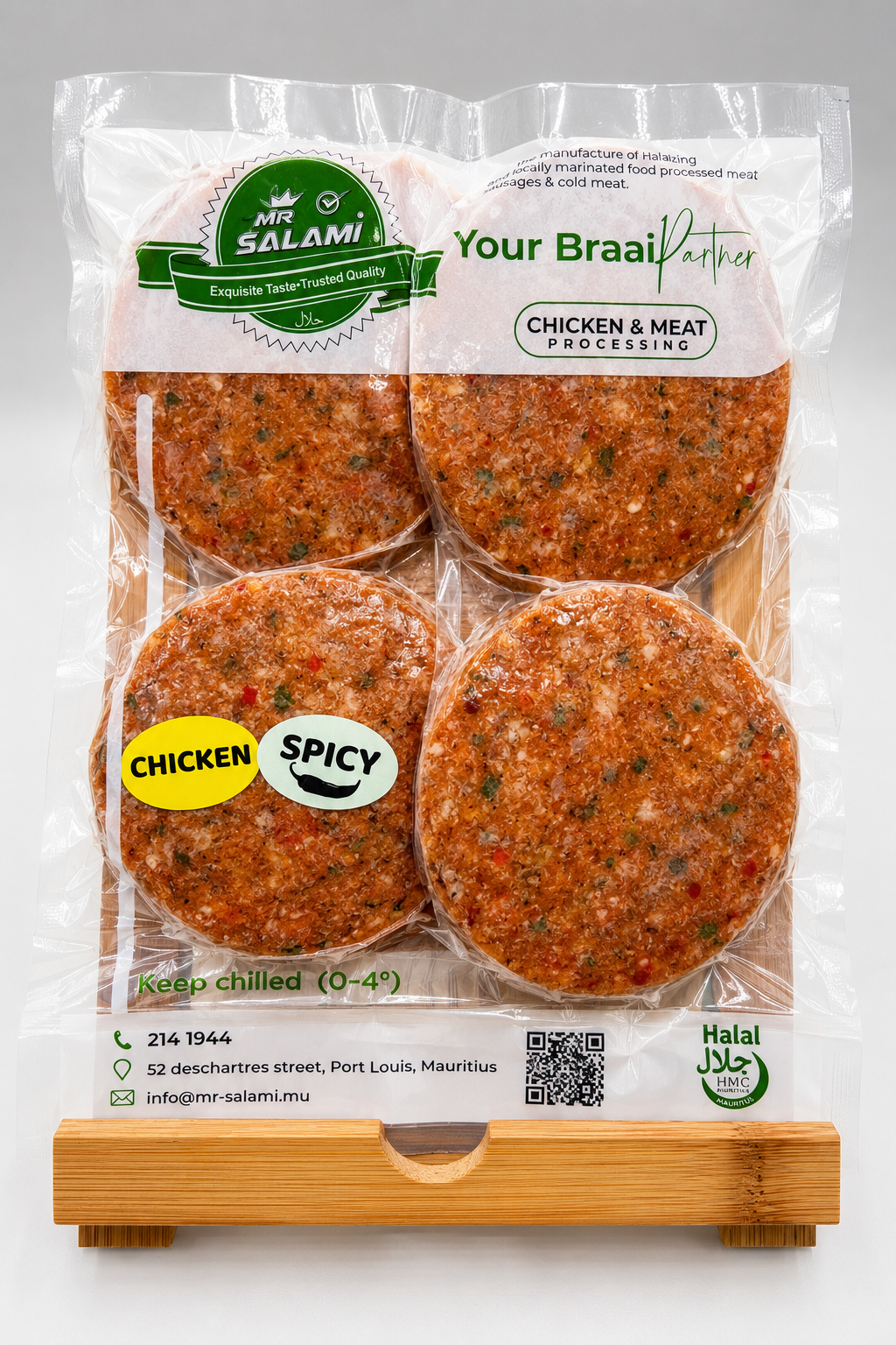 Chicken Burger Spicy ( 4pcs)