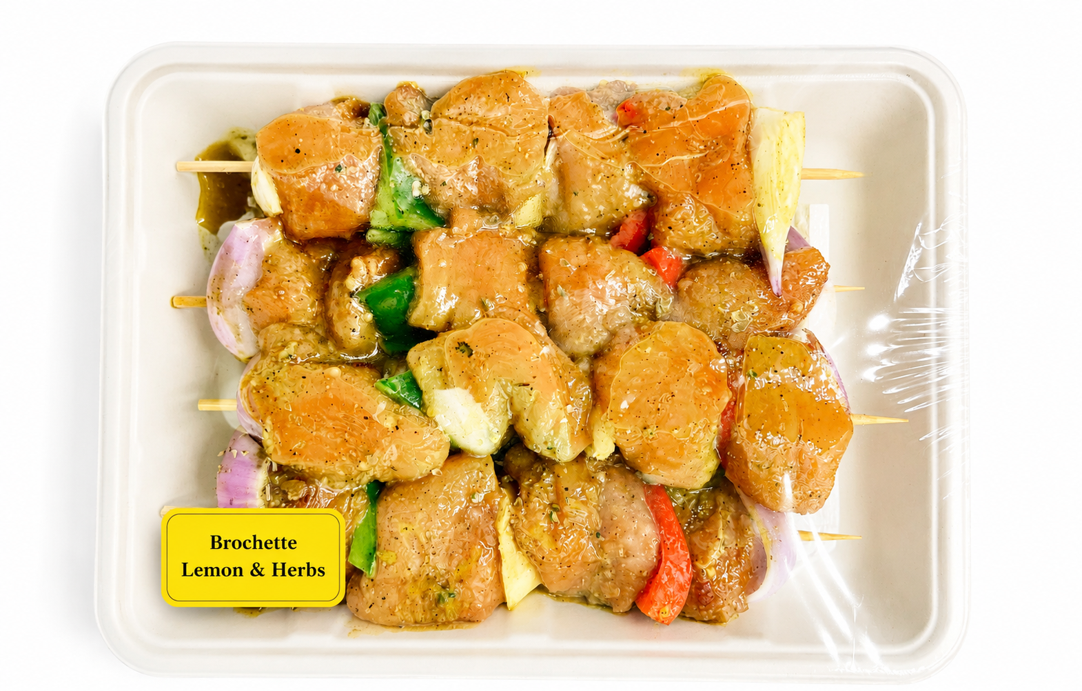 Chicken Brochette Lemon & Herbs (4pcs)