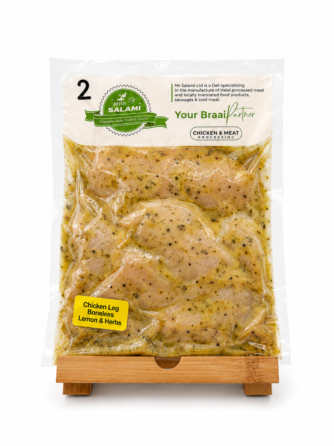 Chicken Leg Boneless Lemon & Herbs x1pc