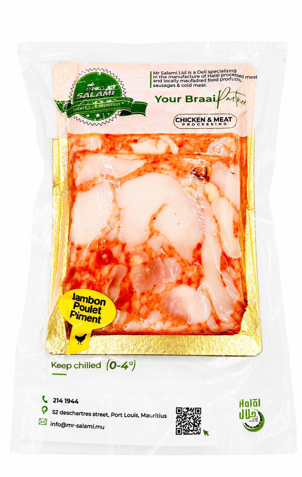 Jambon Poulet Piment (200g) Approx