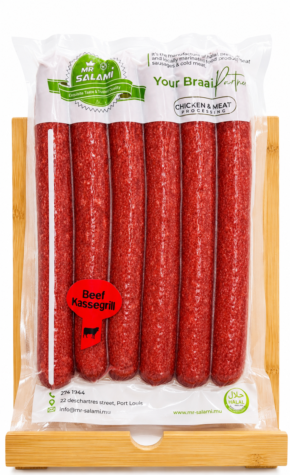 Beef Cheese Kaser Griller Sausage (380g-400g) (6pcs)