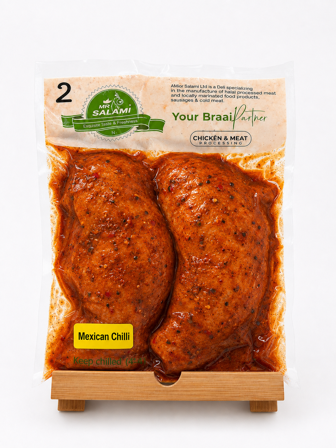 Chicken Leg Boneless Mexican Chilli x2pcs