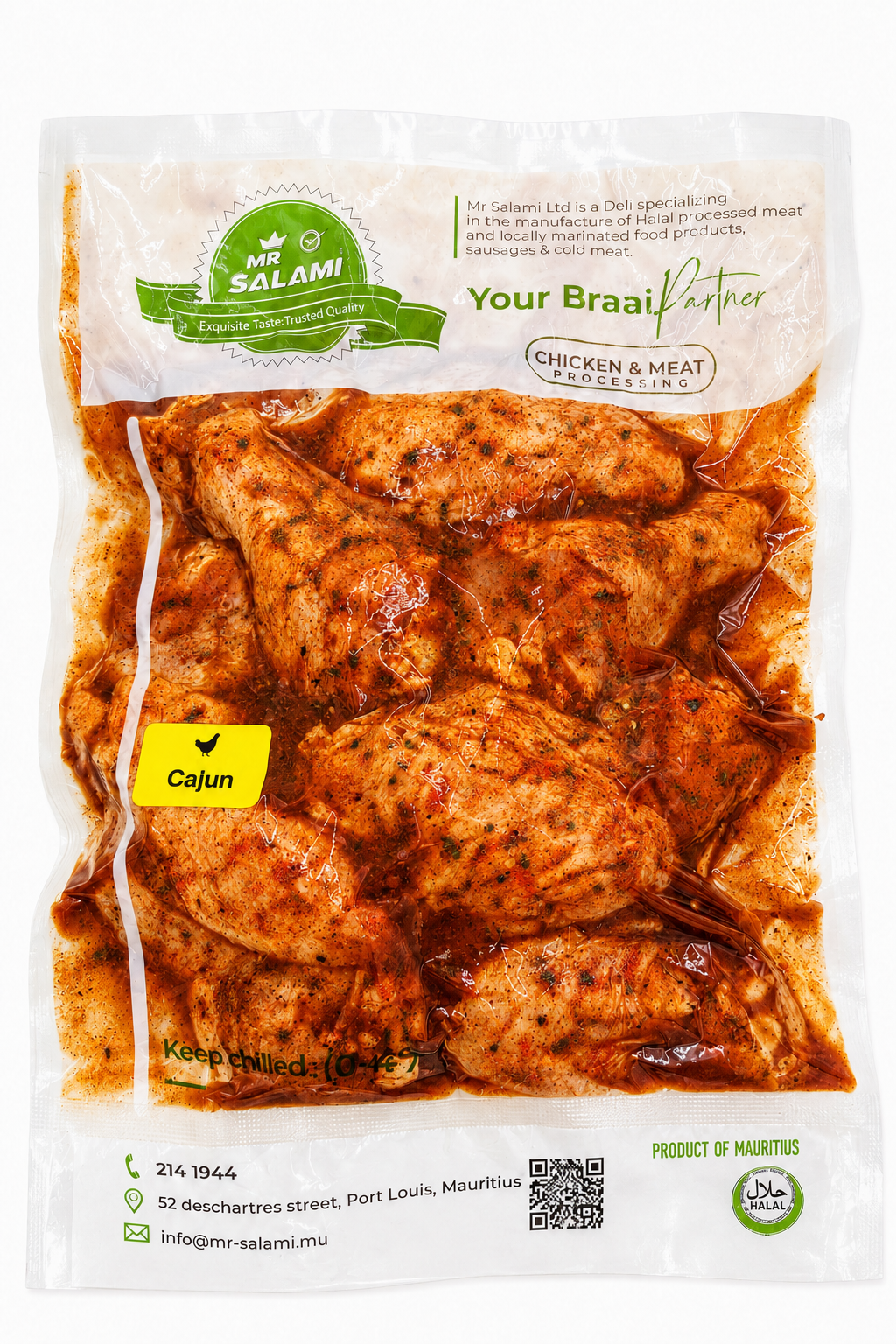 Chicken Wings Cajun Marinated